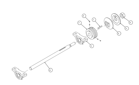 Section 05 Diagram and Parts List for MK-1605B 168099 MK Diamond Concrete Saw